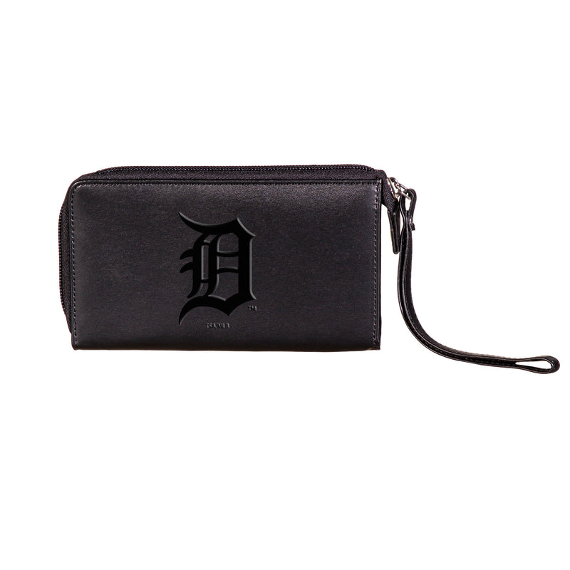 Detroit Tigers Wristlet Wallet Black
