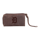 Detroit Tigers Wristlet Wallet Brown