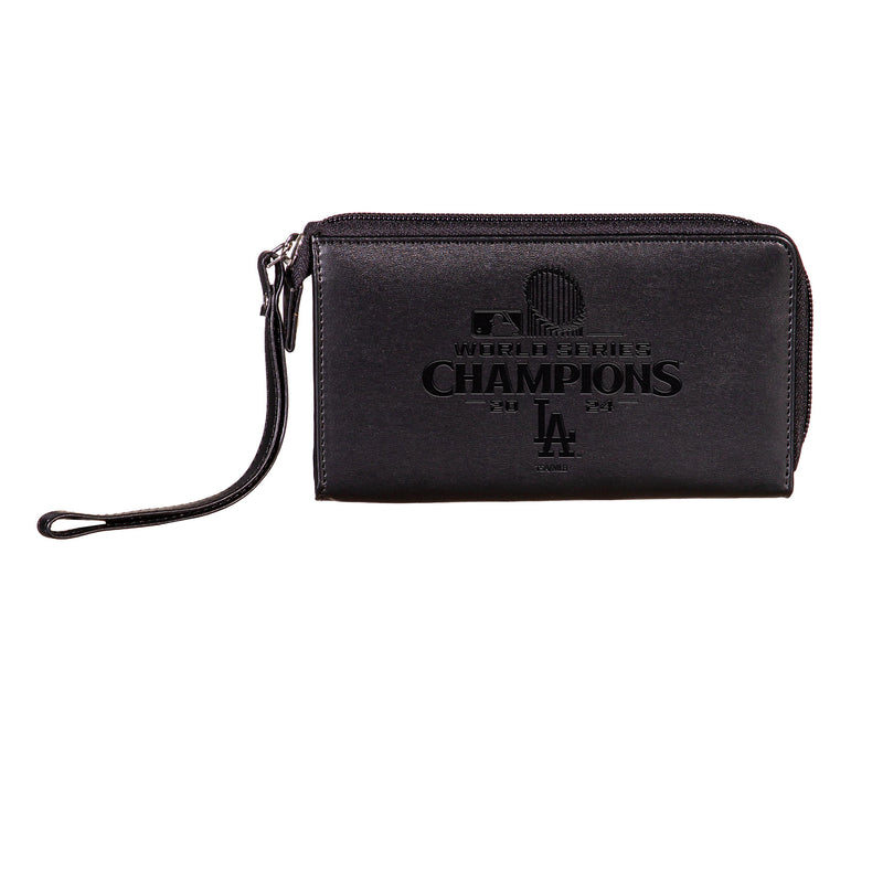 Los Angeles Dodgers Wristlet Wallet, Black, SC24 Champions