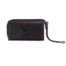 Milwaukee Brewers Wristlet Wallet Black
