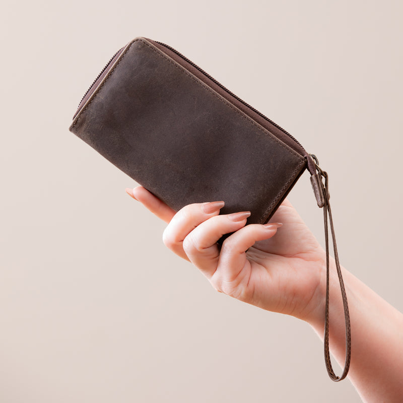 Pittsburgh Pirates Wristlet Wallet Brown