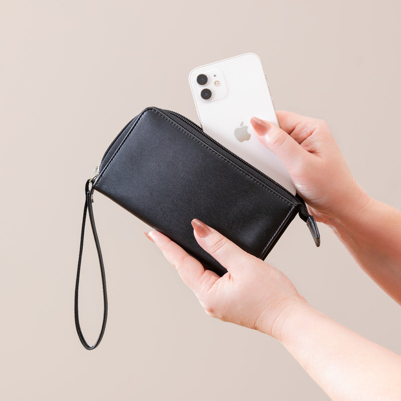 Texas Rangers Wristlet Wallet Black