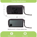 Wristlet Wallet, Black, Louisiana State University