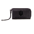 Wristlet Wallet, Black, Indiana University