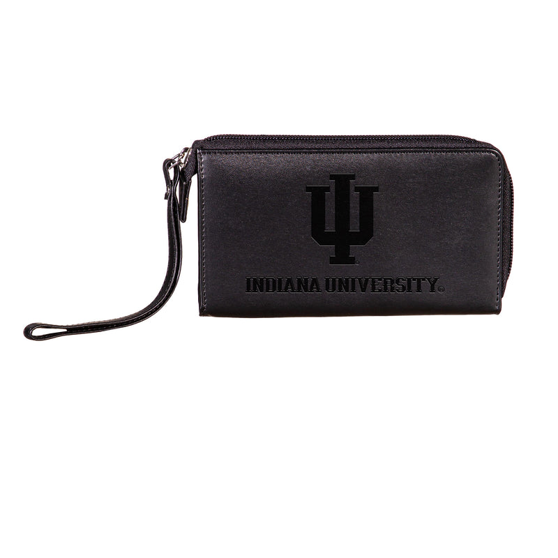Wristlet Wallet, Black, Indiana University