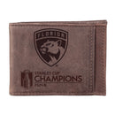 Florida Panthers Front Pocket Wallet with RFID Blocking, Brown, Stanley Cup 2024 Champions