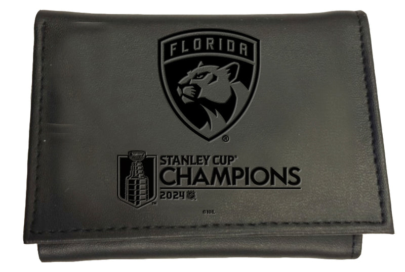 Florida Panthers Tri-Fold Wallet, Stanley Cup Champions 2024