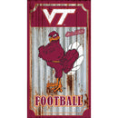 Virginia Tech Corrugated Metal Wall Art