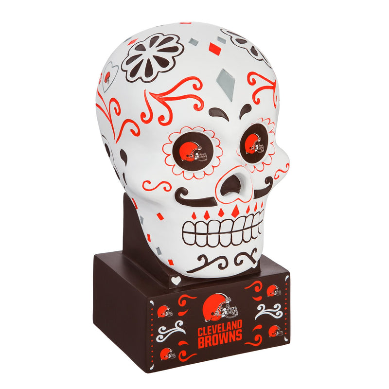 Cleveland Browns, Sugar Skull Statue,843807sk