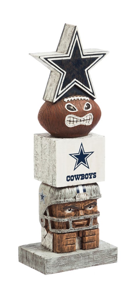 Evergreen Statuary,Team Garden Statue, Dallas Cowboys, Star,5.5x4x16 Inches