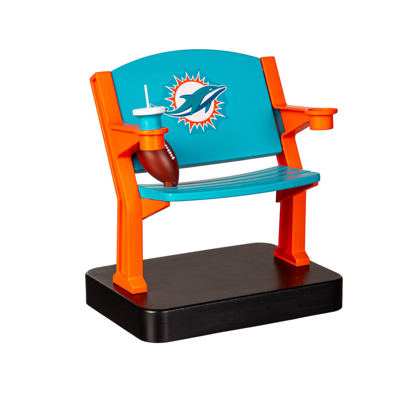Stadium Seat Statue w/ Bluetooth Speaker, Miami Dolphins,843816stad