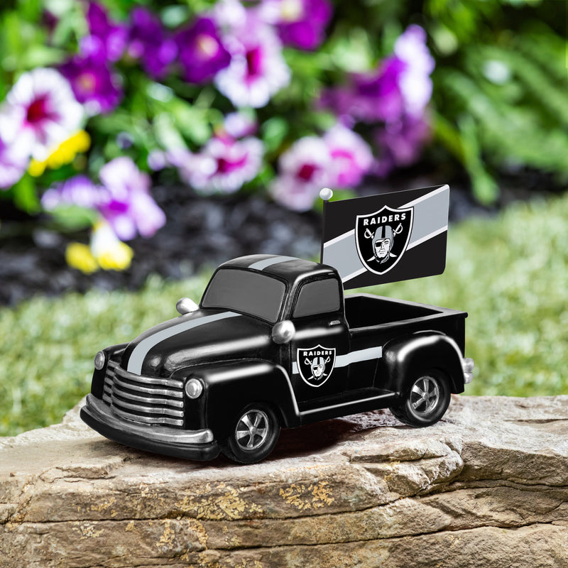 Las Vegas Raiders Rally Truck Statue