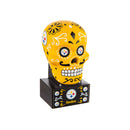 Pittsburgh Steelers, Sugar Skull Statue, Yellow