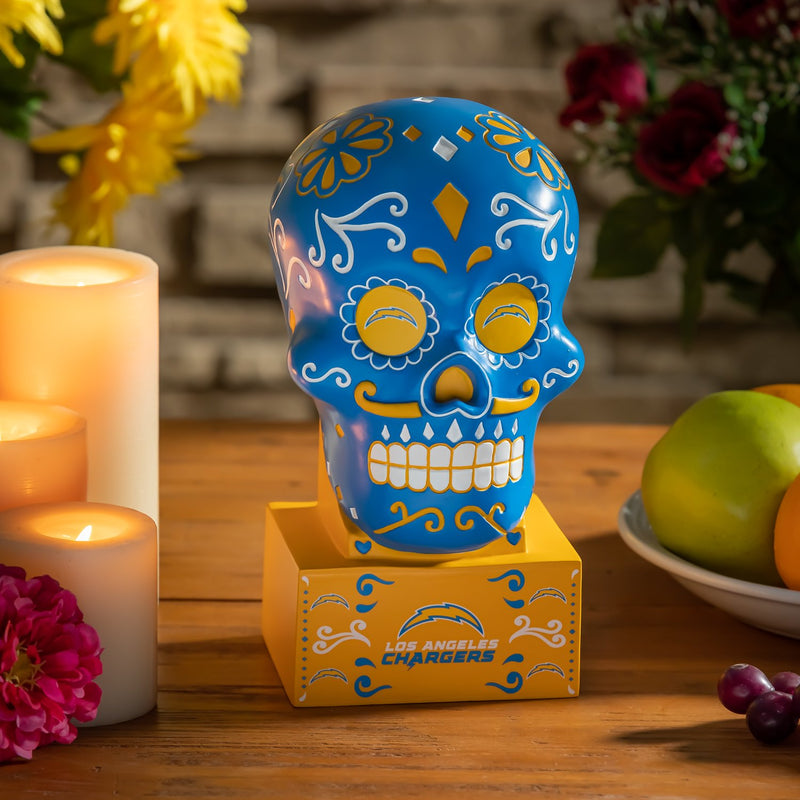 LA Chargers Sugar Skull, Blue,843825skb