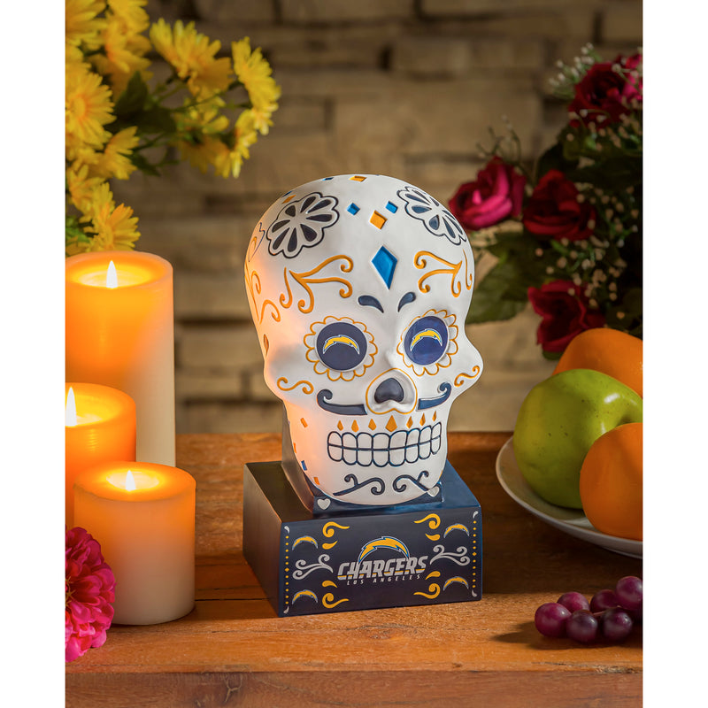 Los Angeles Chargers, Sugar Skull Statue,843825sk