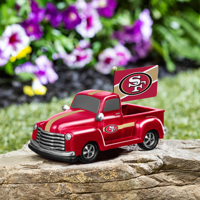 San Francisco 49ers Rally Truck Statue