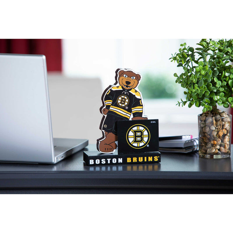 Mascot Statue, with Logo, Boston Bruins,844351mdf