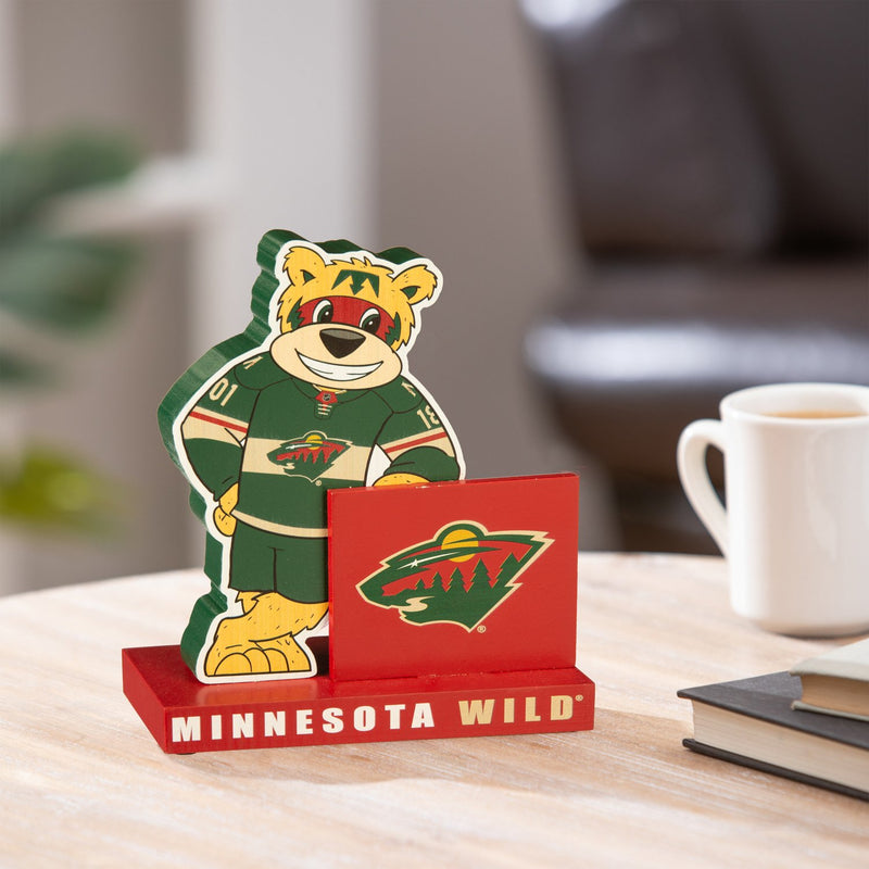 Mascot Statue, with Logo, Minnesota Wild,844363mdf