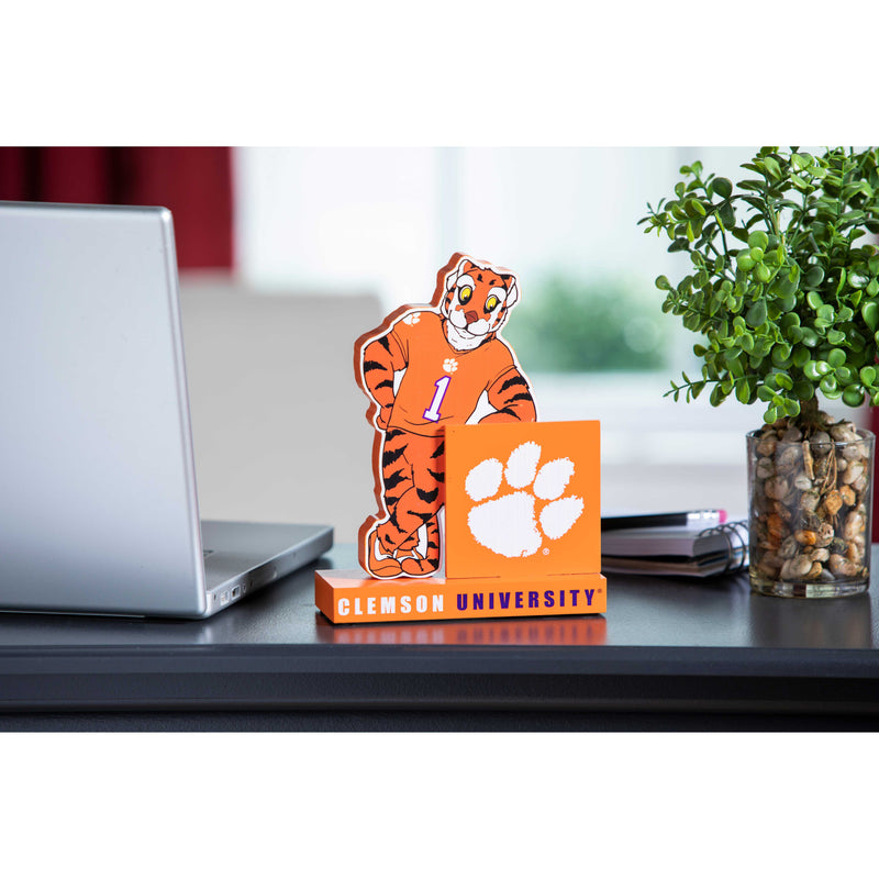 Mascot Statue, with Logo, Clemson University,84912mdf