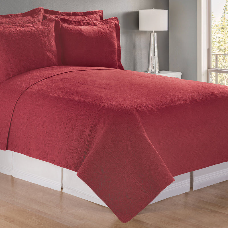 Brick King Matelasse