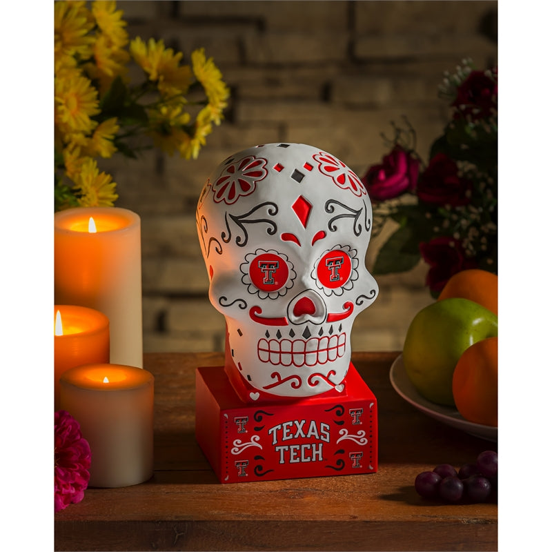 Texas Tech, Sugar Skull Statue,84963sk