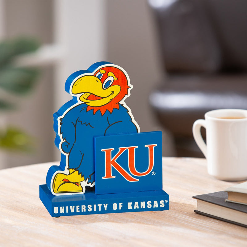 Mascot Statue, with Logo, University of Kansas,84996mdf