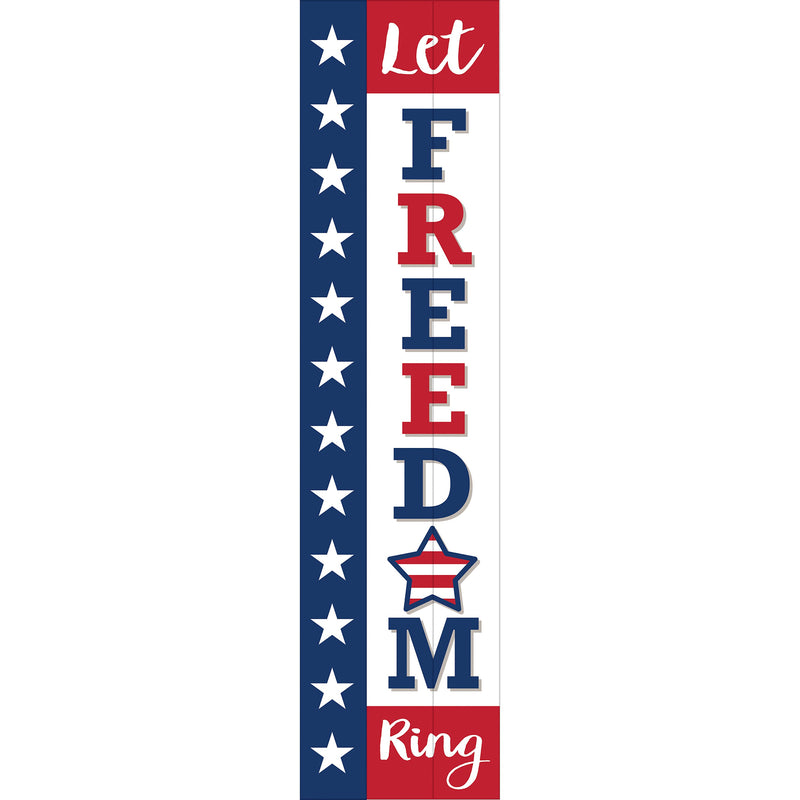 Let Freedom Ring Large Single Sided Leaner, 46"