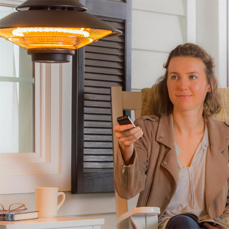 Outdoor Lamp & Lighting, LED Lantern, Hanging Halogen Lamp, 17"L