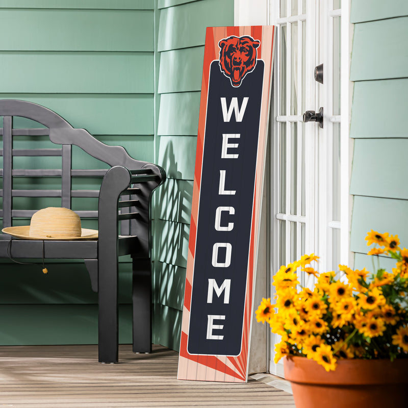 Chicago Bears Summer Seasonal Single Sided Large Leaner, 46"