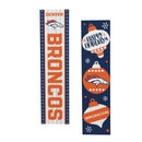 Denver Broncos 46" Double Sided Leaner, Christmas Ornament