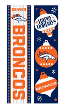 Denver Broncos 46" Double Sided Leaner, Christmas Ornament