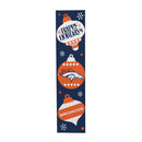 Denver Broncos 46" Double Sided Leaner, Christmas Ornament
