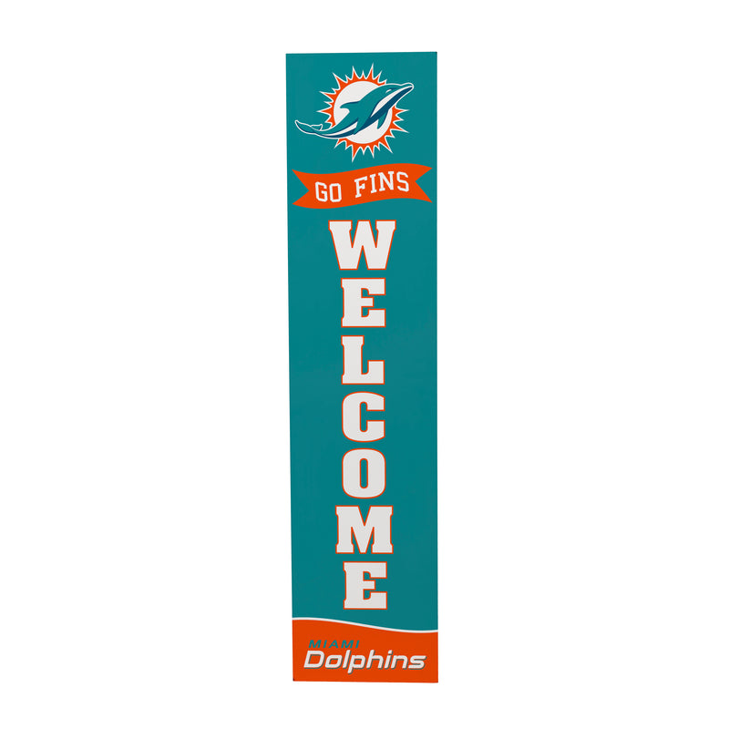 Miami Dolphins Large Single Sided Leaner, 46"