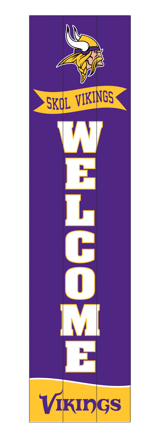 Minnesota Vikings Large Single Sided Leaner, 46"