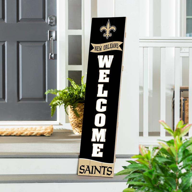 New Orleans Saints Large Single Sided Leaner, 46"