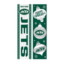 New York Jets Christmas Double Sided Large Leaner, 46"