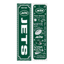 New York Jets Winter Seasonal Double Sided Large Leaner, 46"