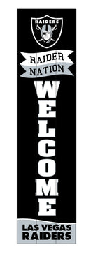 Las Vegas Raiders Large Single Sided Leaner, 46"