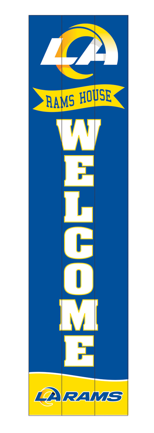 Los Angeles Rams Large Single Sided Leaner, 46"