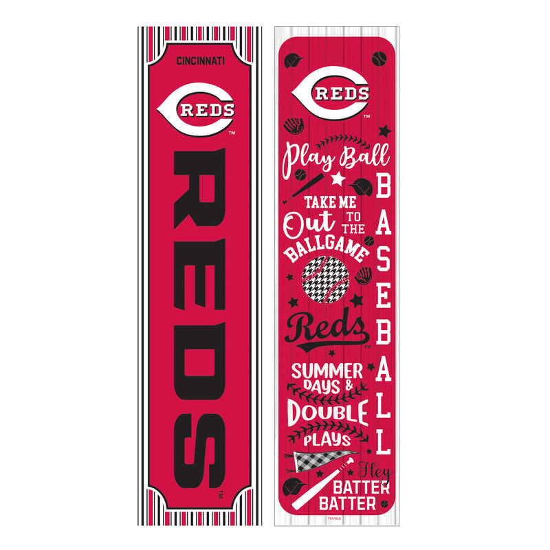 Cincinnati Reds, Spring Seasonal Leaner, 46" Double Sided