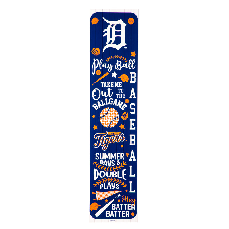 Detroit Tigers, Spring Seasonal Leaner, 46" Double Sided