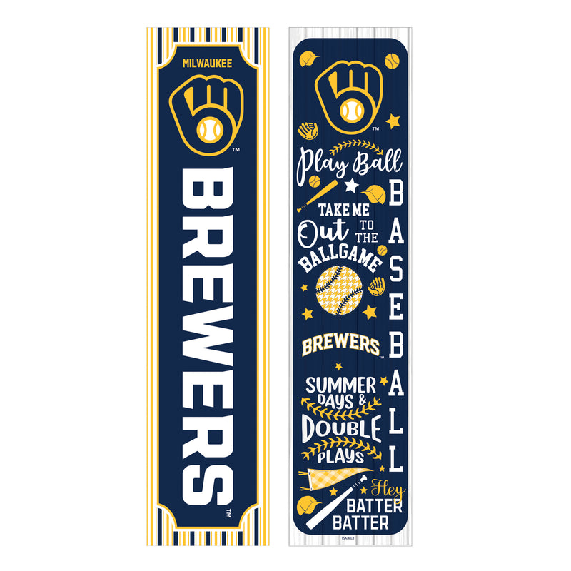 Milwaukee Brewers, Spring Seasonal Leaner, 46" Double Sided