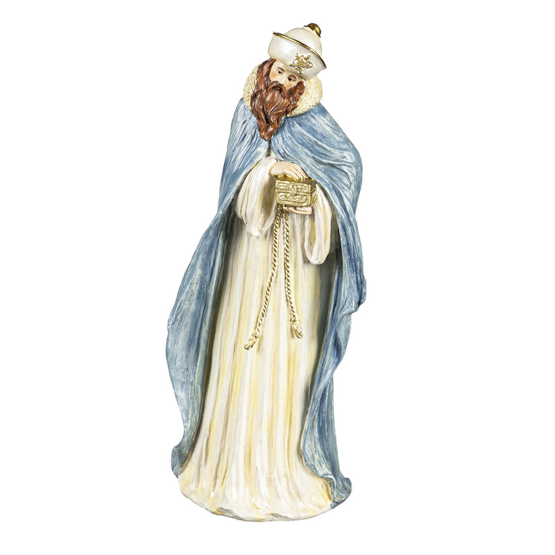 Nativity Set with Blue Accents, Set of 7,84g4324