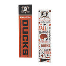 Anaheim Ducks Fall Seasonal Double Sided Large Leaner, 46"
