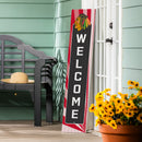 Chicago Blackhawks Summer Seasonal Single Sided Large Leaner, 46"