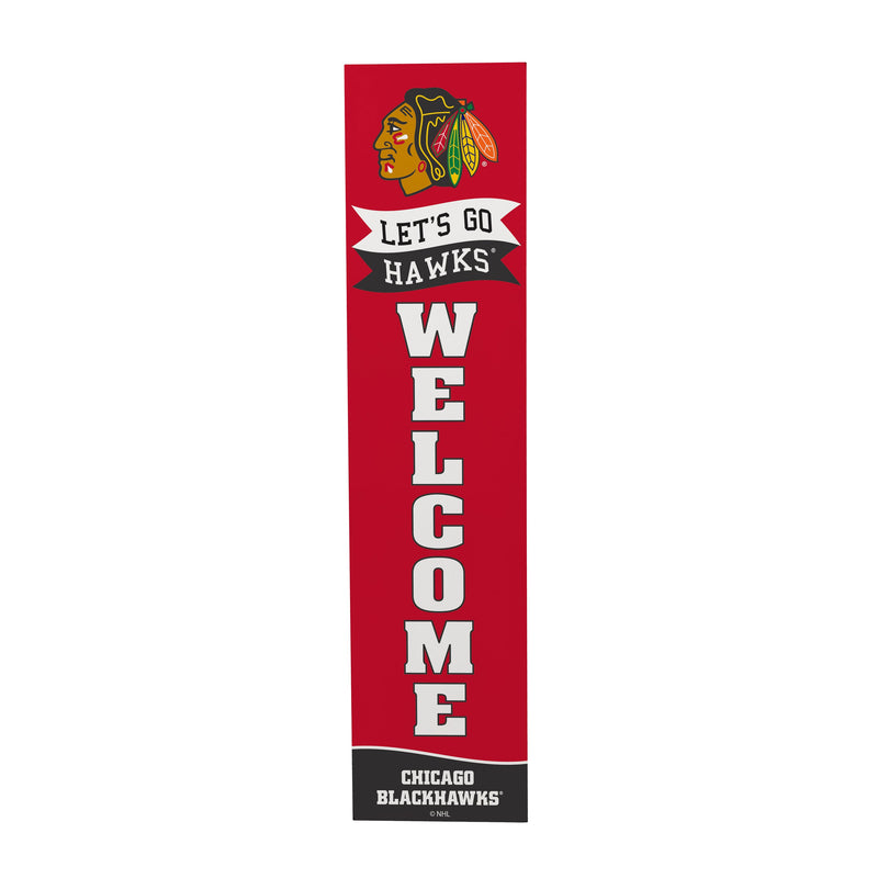 Chicago Blackhawks Large Single Sided Leaner, 46"