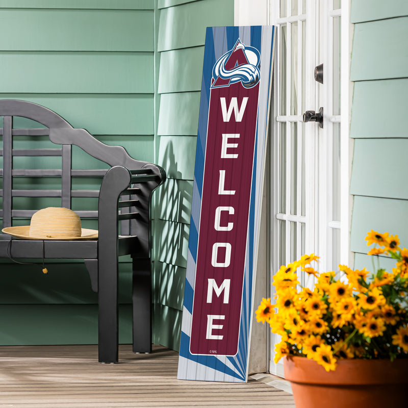 Colorado Avalanche Summer Seasonal Single Sided Large Leaner, 46"