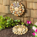 Dragonfly & Butterfly Rock Garden Stones , 2 Asst