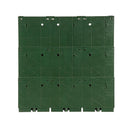 Outdoor Wall Planter with Drainage Pipe, 9 Planters