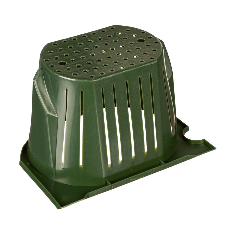 Outdoor Wall Planter with Drainage Pipe, 9 Planters